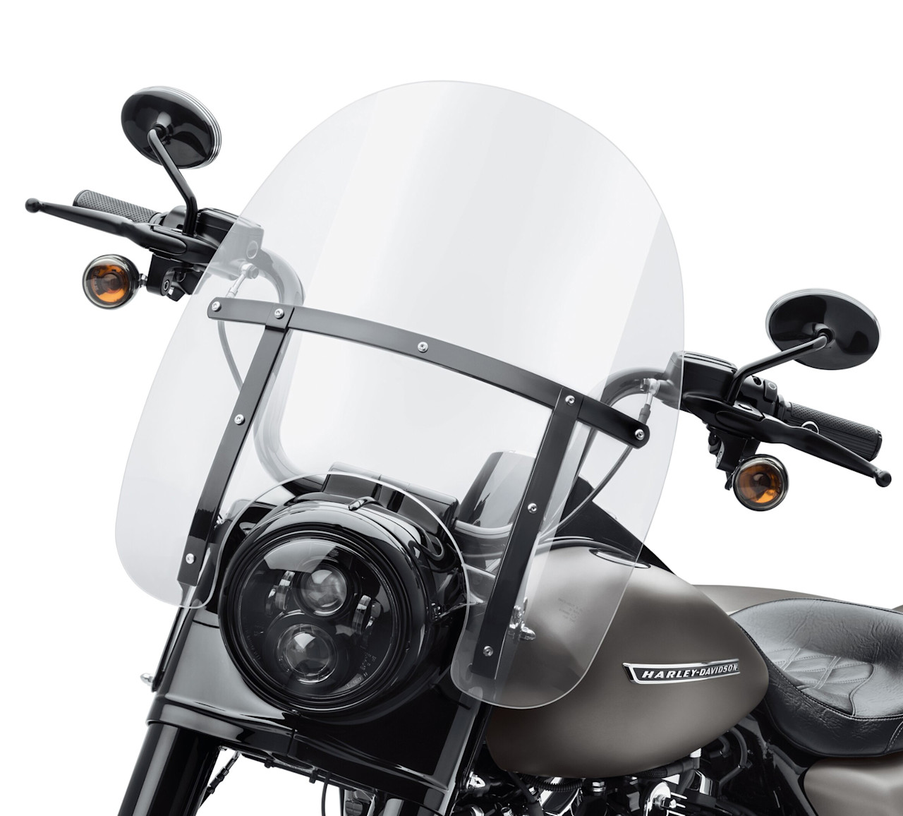 Harley-Davidson Accessories Road King H-D Detachables Windshield - 18 in.
