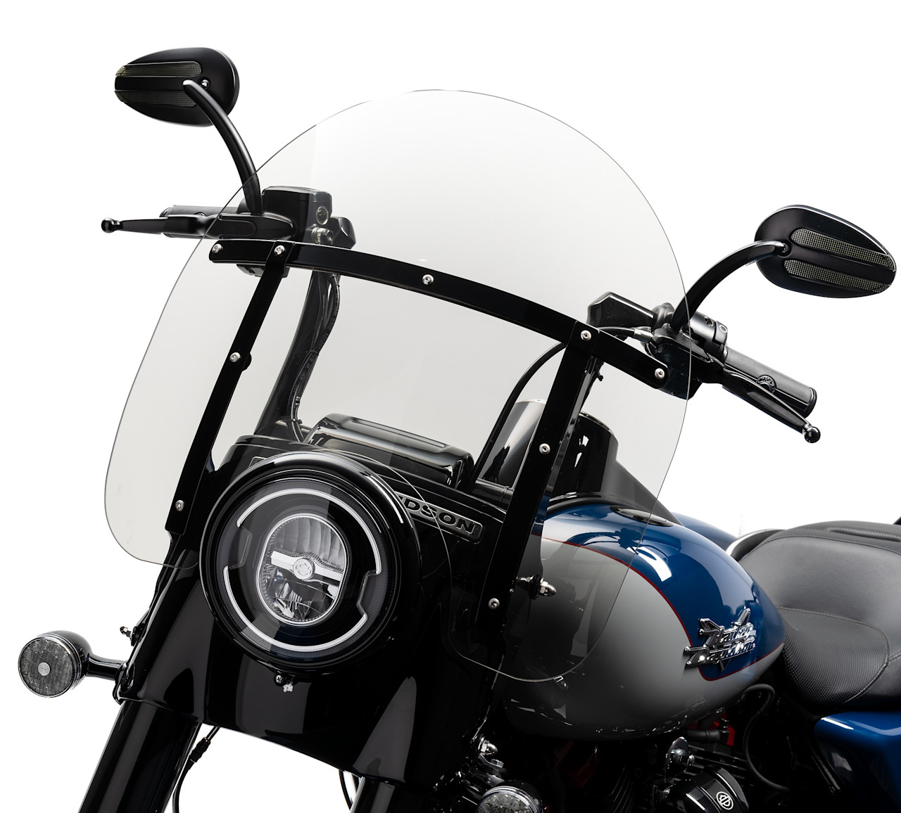 Harley-Davidson Accessories H-D Detachables 16 in. Windshield - Light Smoke