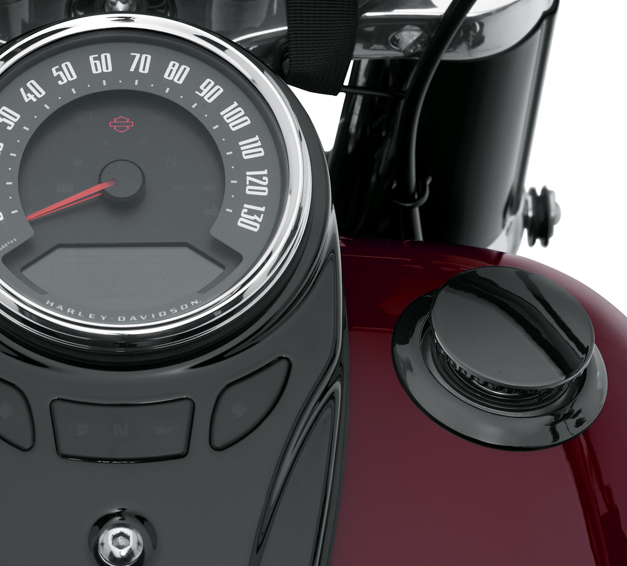 Harley-Davidson Accessories Flush-Mount Fuel Cap Kit