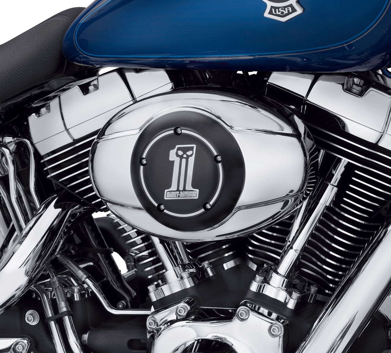 Harley-Davidson Accessories Dark Custom Air Cleaner Trim