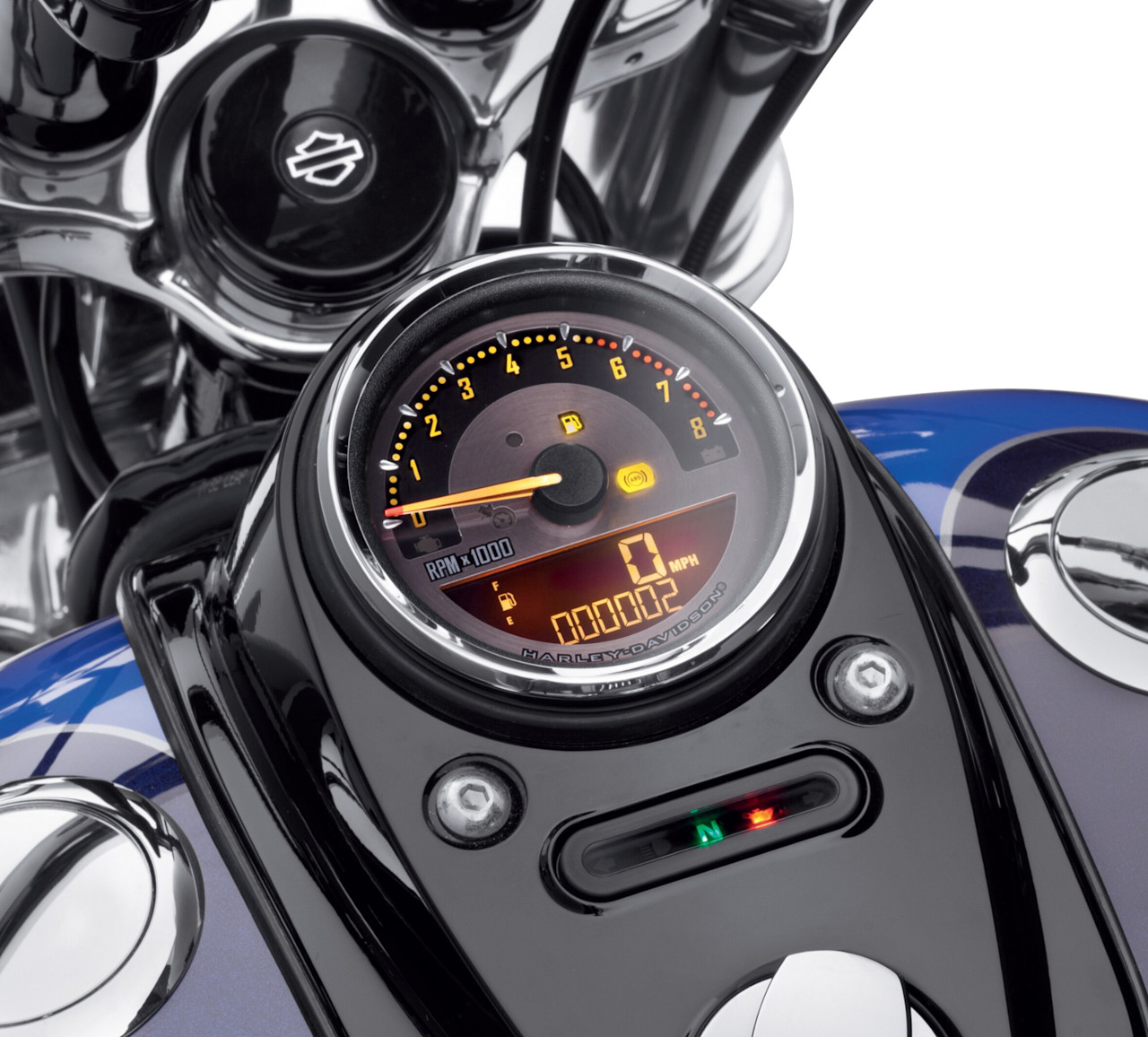 Harley-Davidson Accessories 4 in. Combination Digital Speedometer/Analog Tachometer