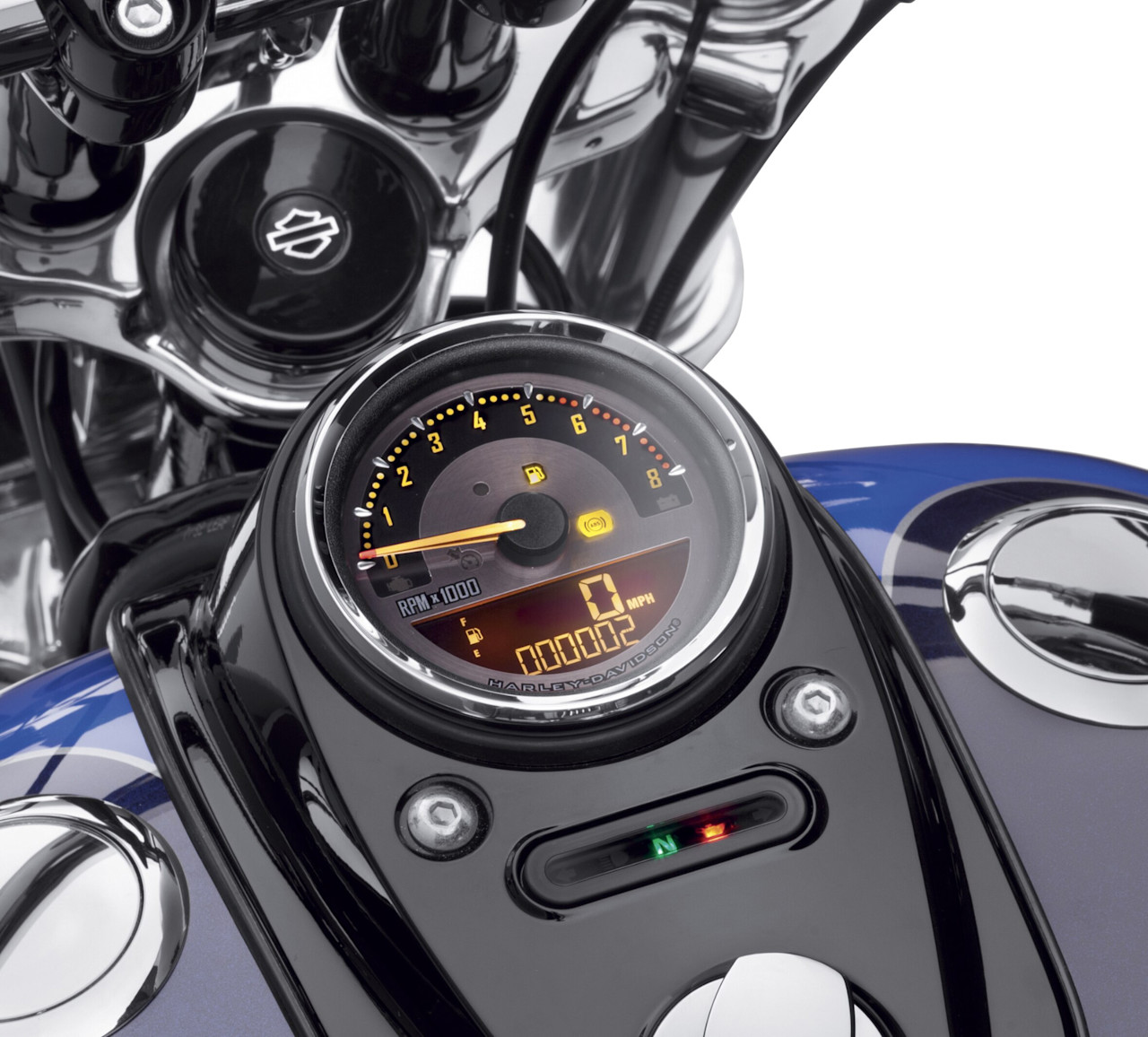 Harley-Davidson Accessories Digital Combination Speedometer / Tachometer - MPH/km/hr