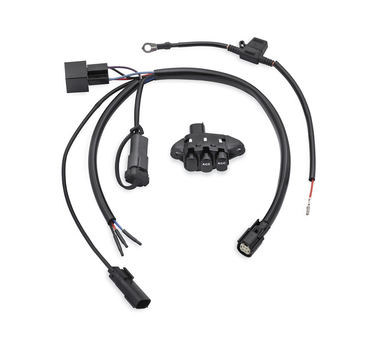Harley-Davidson Accessories Auxiliary Power Switch Kit - Fairing Mount