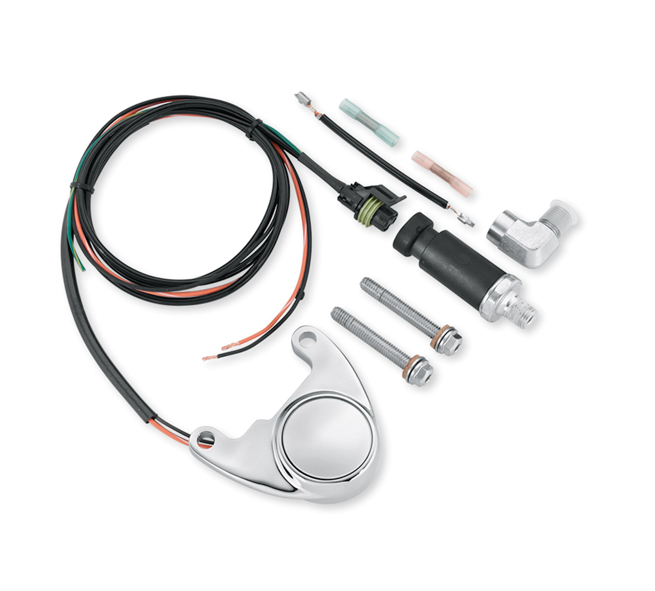 Harley-Davidson Accessories Chrome Digital Oil Pressure Gauge