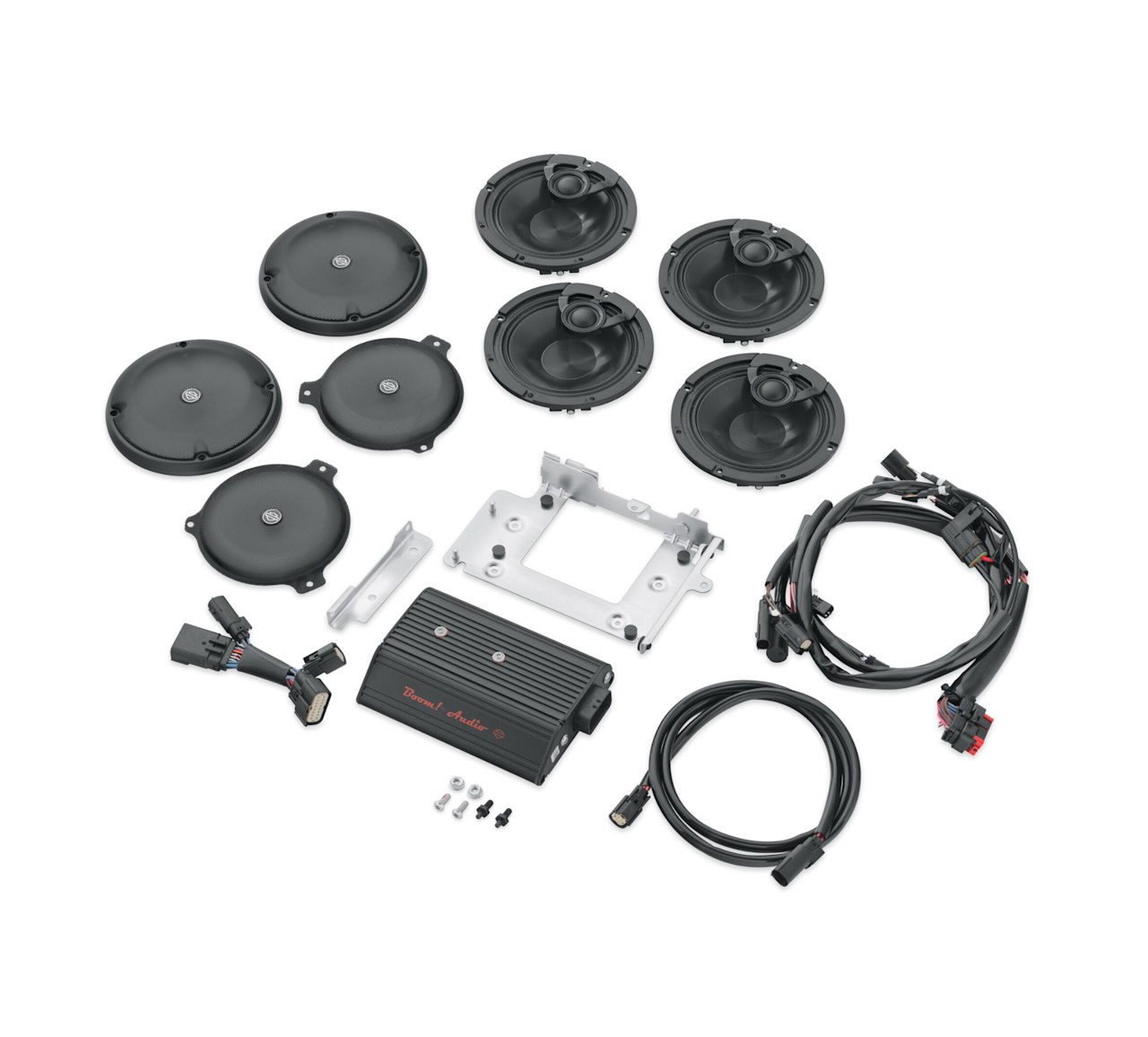 Harley-Davidson Accessories 4-Speaker Ultra Boom! Audio Stage I Bagger Kit