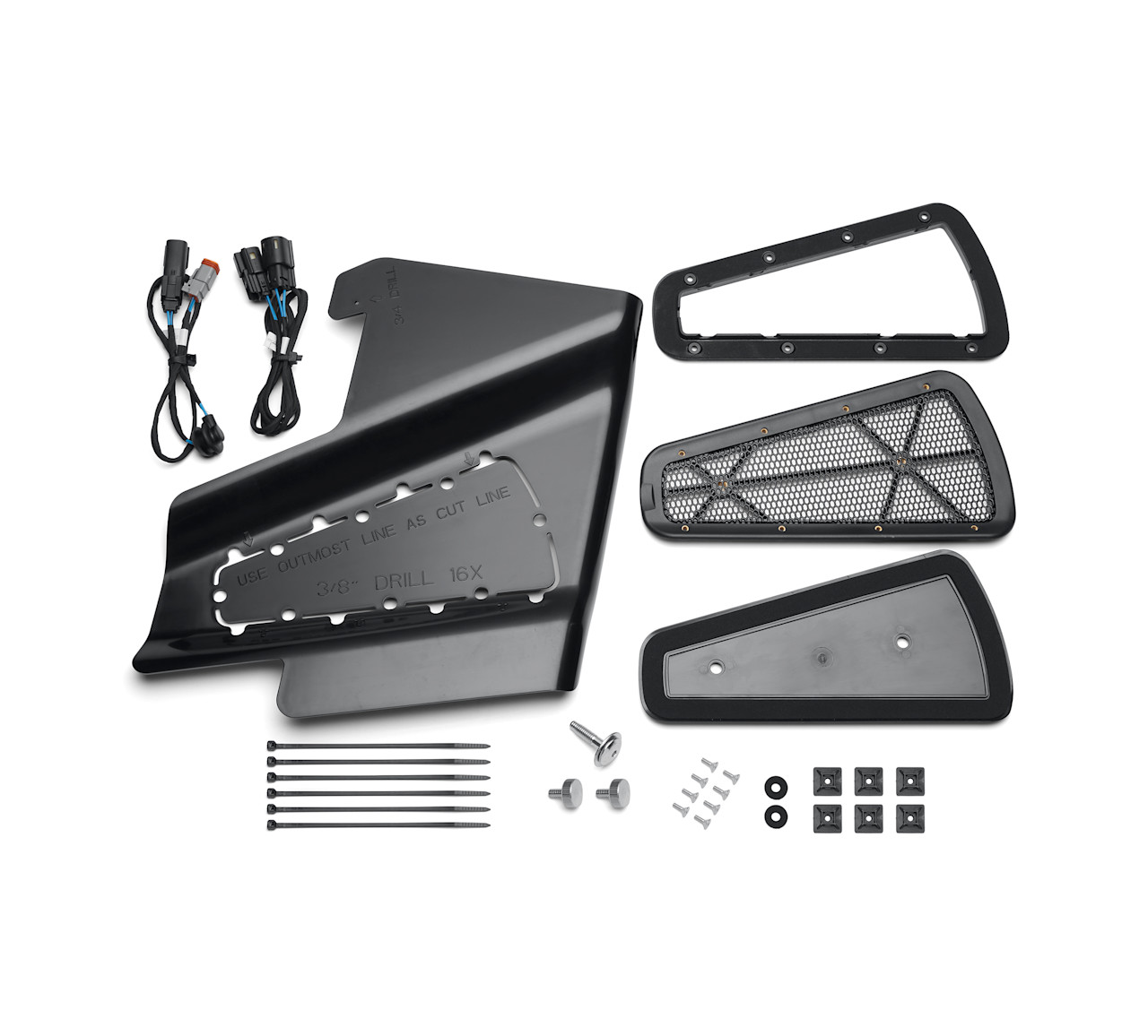 Harley-Davidson Accessories Audio powered by Rockford Fosgate Primary Subwoofer Kit