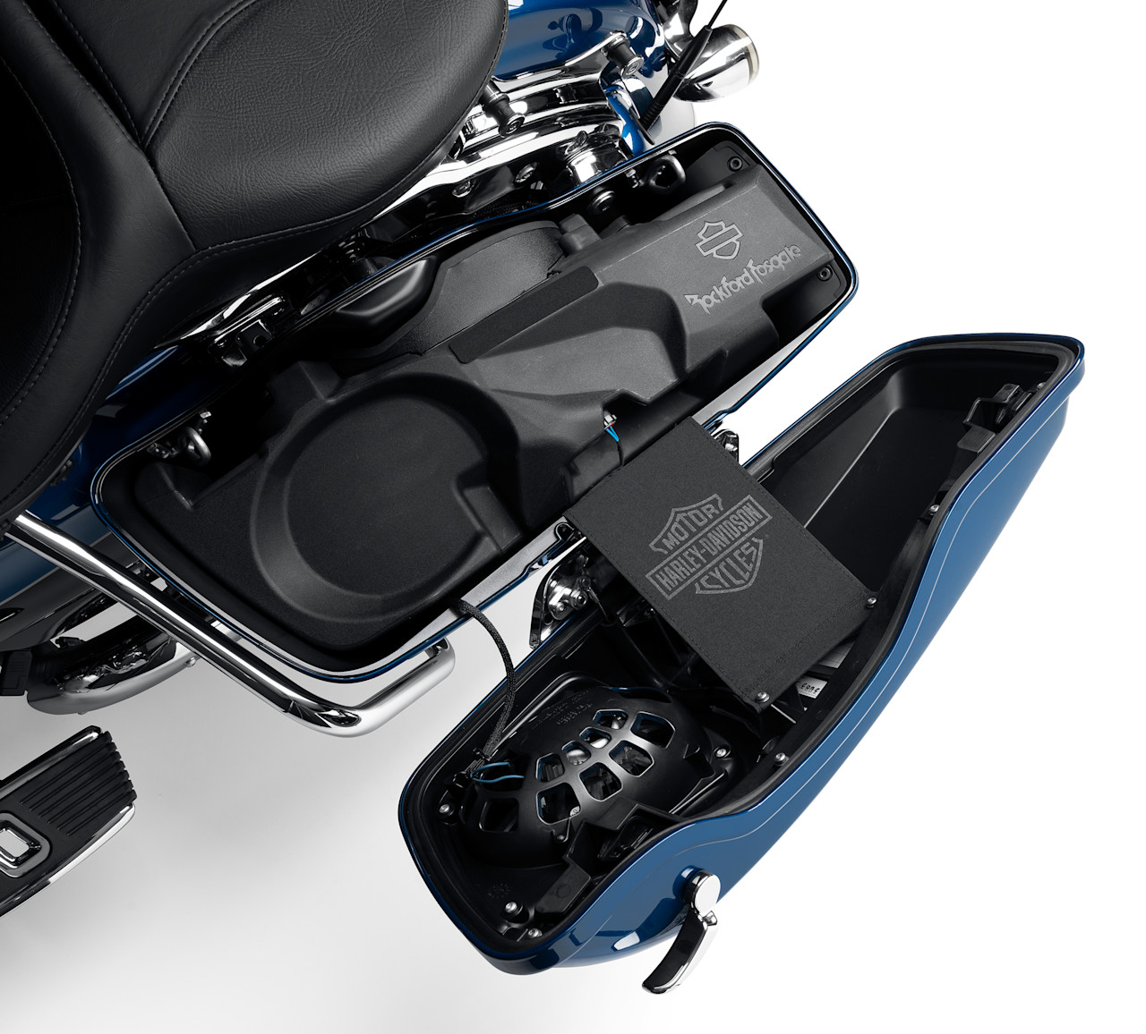 Harley-Davidson Accessories Audio powered by Rockford Fosgate Secondary Subwoofer Kit