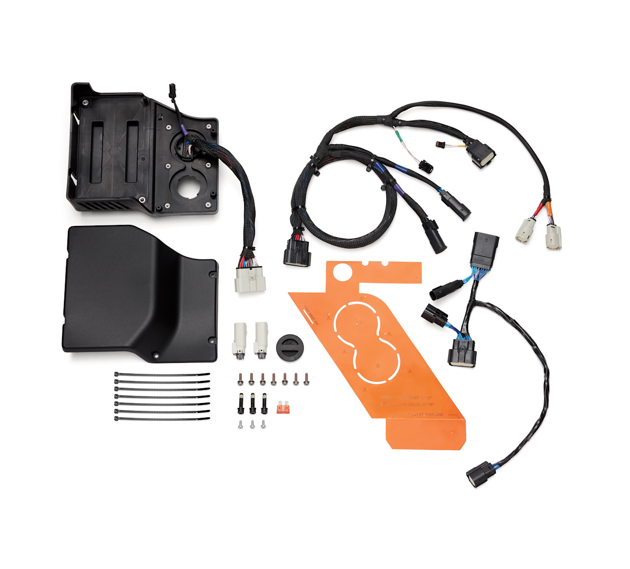 Harley-Davidson Accessories Harley-Davidson Audio Powered By Rockford Fosgate - Left Side Secondary Amplifier Installation Kit