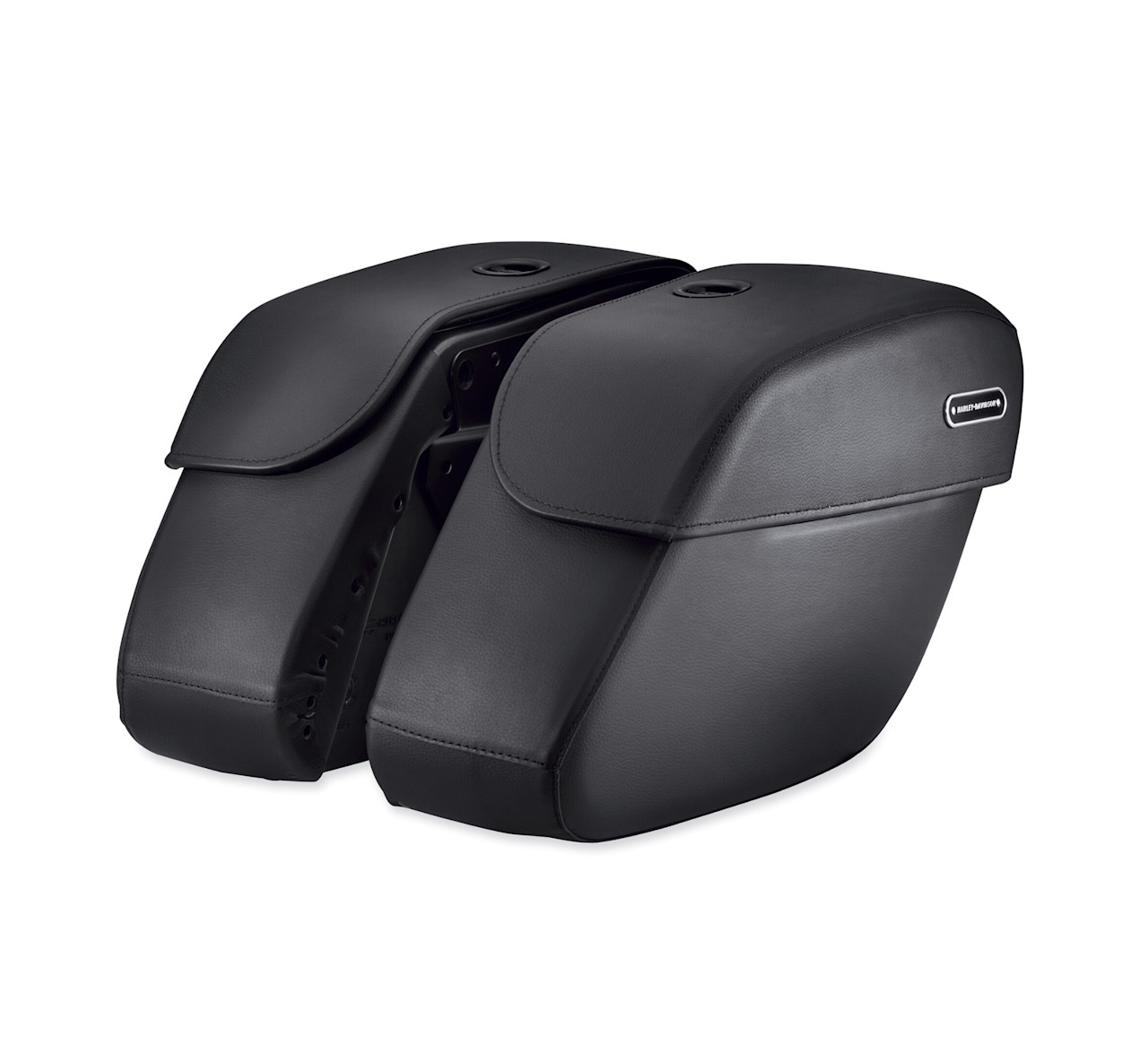 Harley-Davidson Accessories Rigid Leather Locking Saddlebags