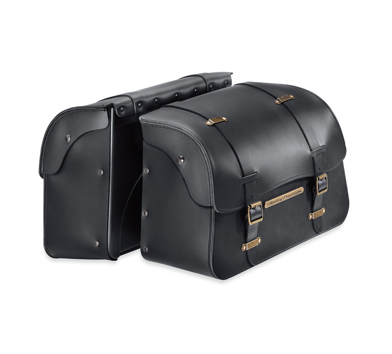 Harley-Davidson Accessories H-D Detachables Leather Saddlebags - Nostalgic Style