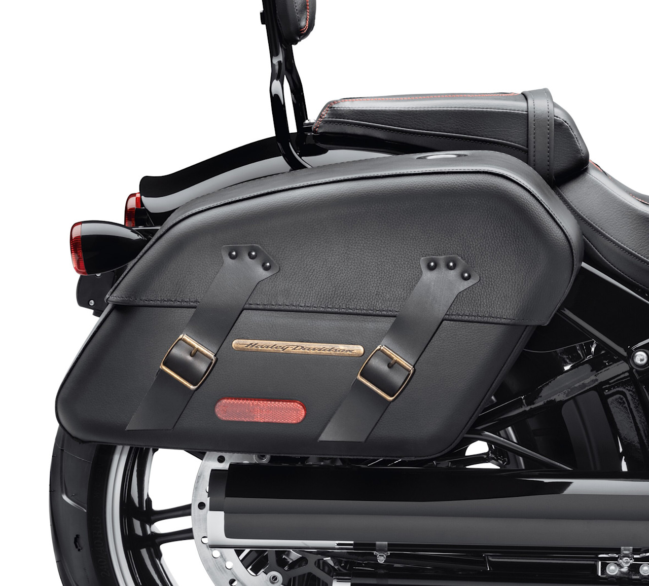 Harley-Davidson Accessories H-D Detachables Saddlebags - Brass Trim