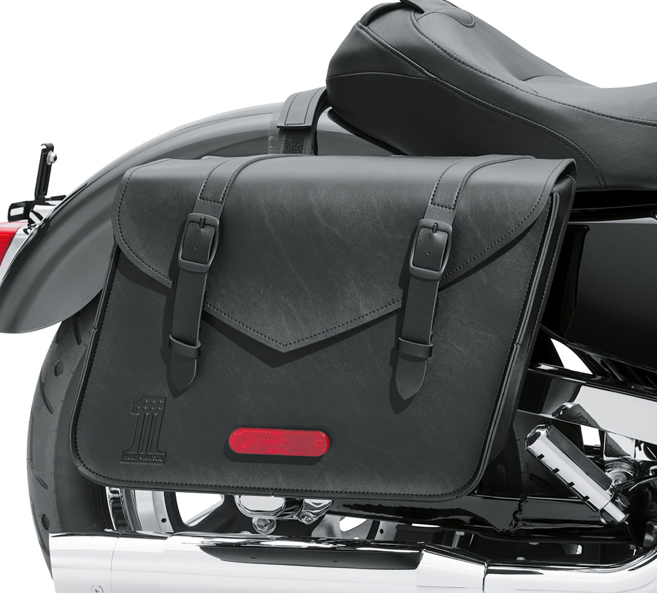 Harley-Davidson Accessories Black Standard Line Large Throw-Over Saddlebags