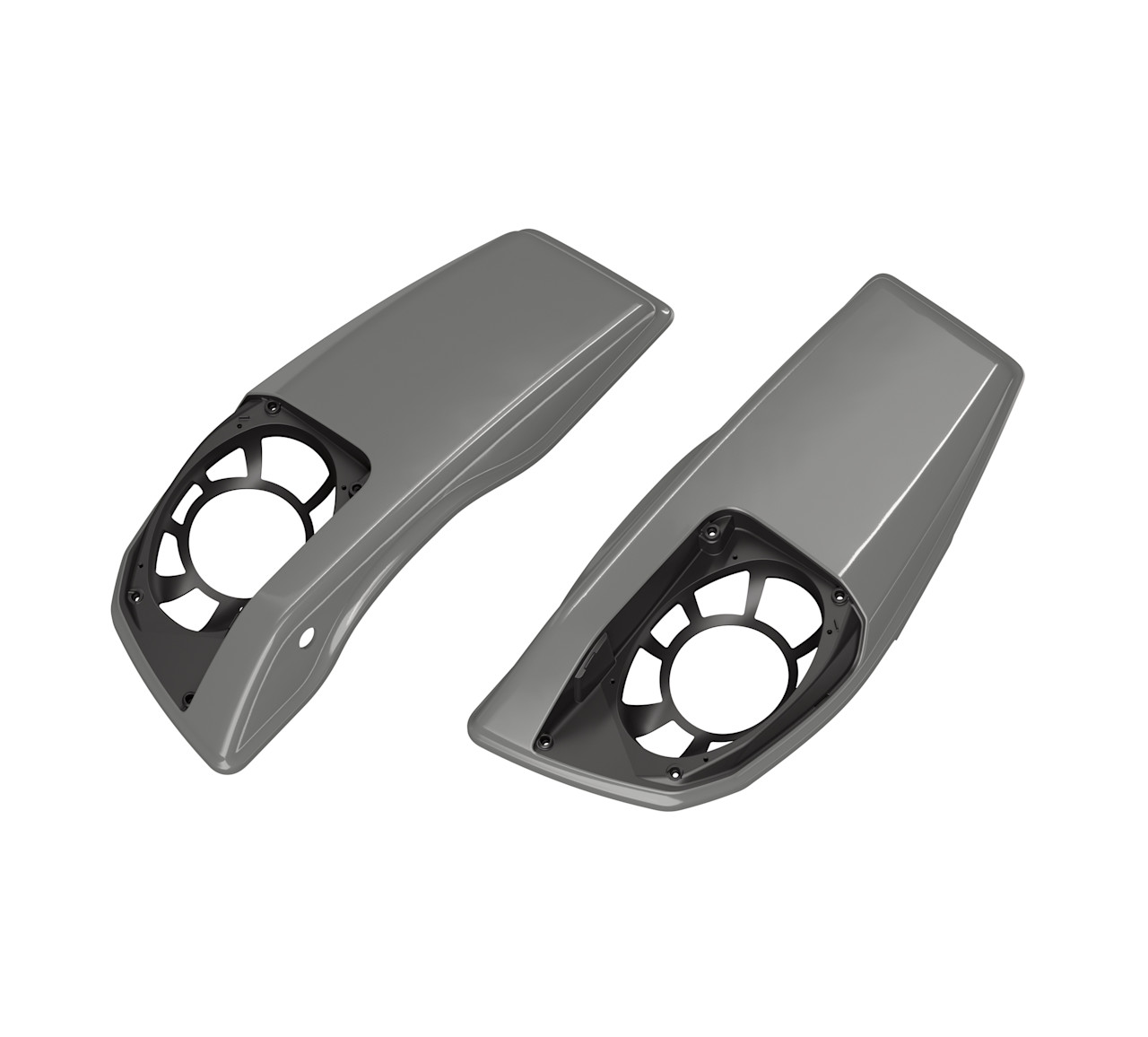 Harley-Davidson Accessories Saddlebag Speaker Lids - Dark Billiard Gray