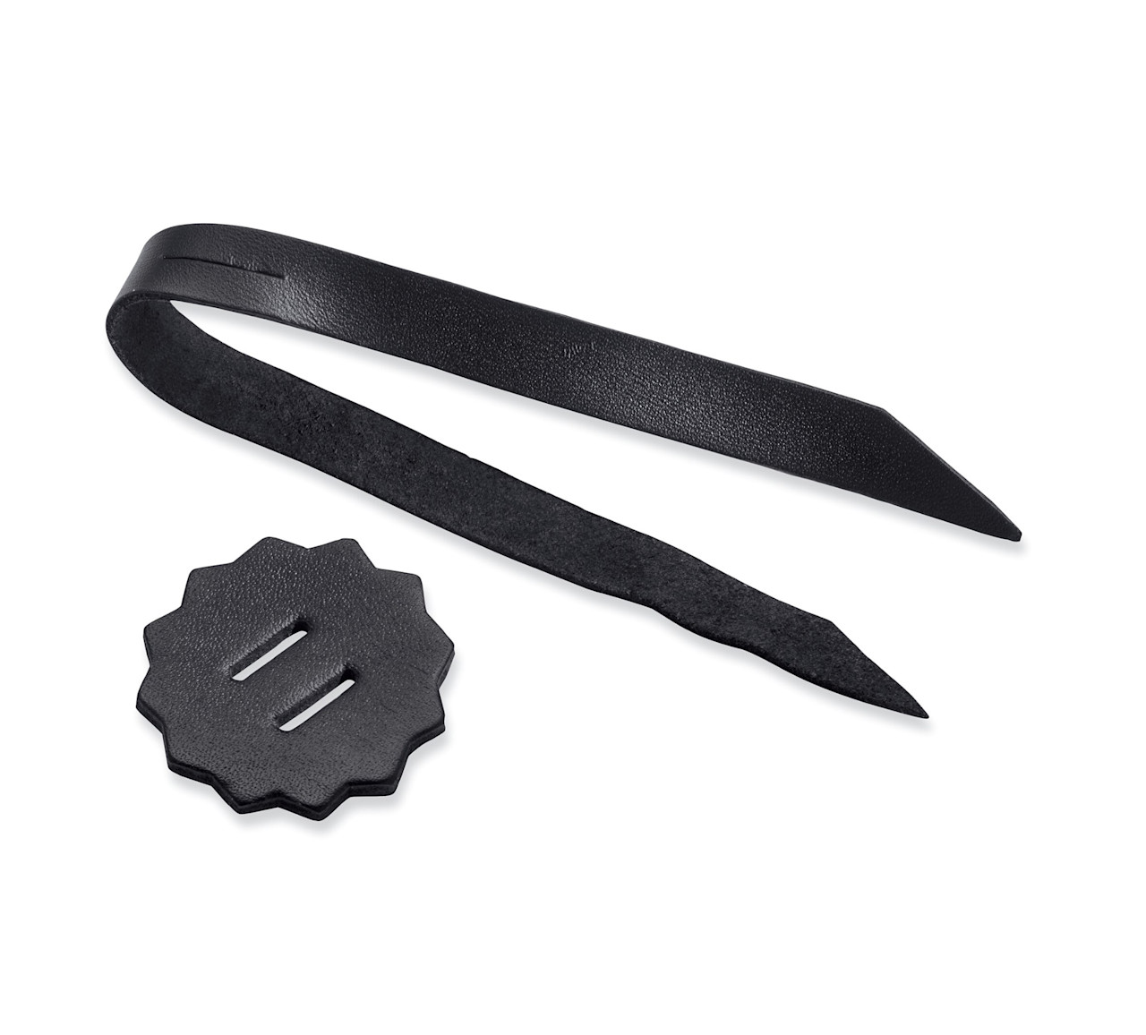 Harley-Davidson Accessories Leather Rosette and Lacing Strap