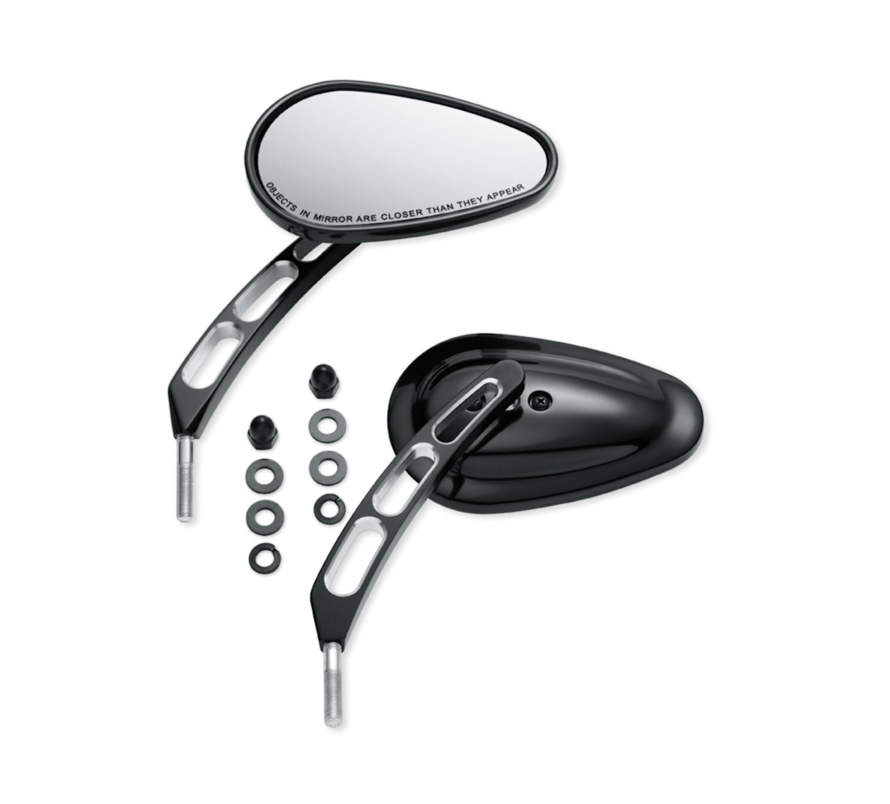 Harley-Davidson Accessories Edge Cut Stem Mirrors