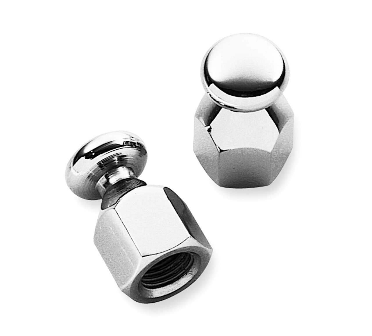 Harley-Davidson Accessories Chrome 3/8 in. 16 Thread Bungee Nuts