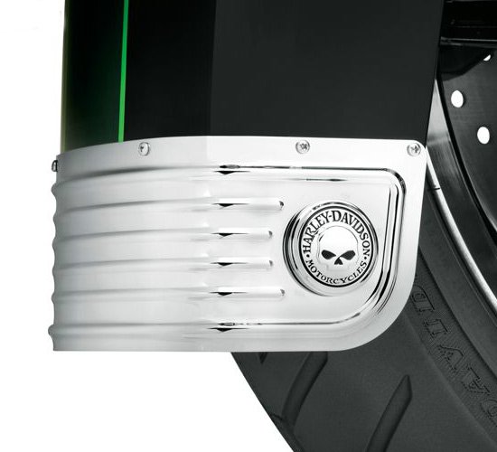 Harley-Davidson Accessories Personalise your fender skirts or almost any flat surface. Heavy-weight cast three-dimensional medallions add a distinctive look to your ride. Approximately 1.5" diameter. Self-adhesive backing. Sold in pairs.