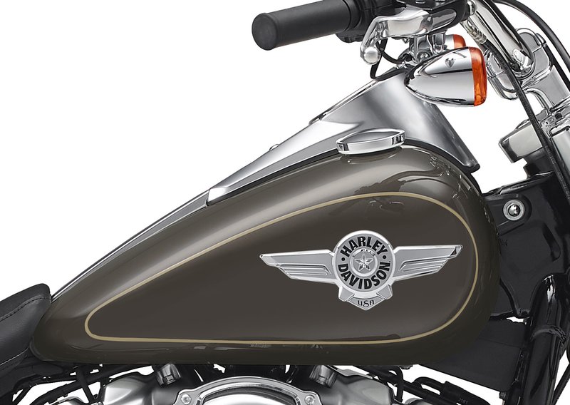 Harley-Davidson Accessories Tank Medallion, left.