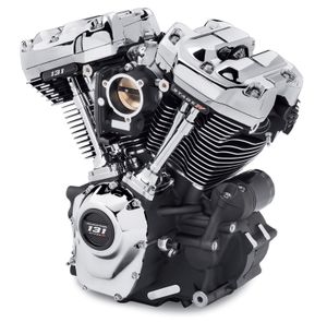 Harley-Davidson Accessories Leave other riders in the dust with the biggest, most powerful street-compliant crate performance engine Harley-Davidson has ever created. Built from the bottom up in Milwaukee, this street-tuned 131-cubic-inch Screamin' Eagle Crate Engine is designed to run with a wide open throttle at high engine speeds and provide instant passing power from cruising speed. Made for riders seeking maximum displacement, compression and flow, it delivers 131 ft-lb of torque to the rear wheel as soon as the throttle is cranked. The Stage IV equipped engine includes 131 Stage IV badging on the cylinder heads and timer cover to highlight the powerplant. This street-ready performance motor features the finest Screamin' Eagle components: engraved CNC-ported cylinder head with CNC-machined chamber and 1mm larger valves, SE8-517 high-lift cam, high-compression forged pistons, high-performance cam bearing, high-performance tappets, patent-protected 4.31" steel sleeve cylinders, 64mm throttle body and cast manifold, and 5.5 g/sec fuel injectors. Black and Chrome finish. Ready for bolt-in installation in the Original Equipment-style chassis of your Touring bike. No special fabrication or engine-mount relocation is required. The engine features a one-year manufacturer's warranty for unmatched confidence. Eligible for coverage under factory vehicle warranty when dealer-installed within 60 days of vehicle purchase. Factory assembled at the Powertrain Operations facility in Milwaukee, Wisconsin.