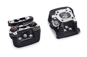 Harley-Davidson Accessories CNC Ported Heads offer a cost-effective approach to upgrading the performance of your motorcycle. The intake and exhaust ports are meticulously machined for smooth surfaces, improving the flow characteristics of air and fuel in order to provide enhanced performance. But it doesn't end there: the proven stock valves rest in reshaped valve seats to further improve flow rates. The combustion chambers have been machined for smooth surfaces and feature a blended radius on the bathtub edge to reduce detonation by eliminating hot spots and promoting improved combustion. The head gasket surface has been milled to maintain stock combustion chamber volume (59.9cc), which results in stock compression when used with Original Equipment pistons. Compression can be increased with the installation of Screamin' Eagle high-compression pistons. Heads are assembled with Original Equipment valves and high-performance valve springs that support cams with lift up to.585". All EFI models require ECM calibration (priced separately). For race application only.