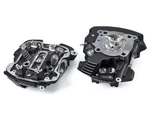 Harley-Davidson Accessories Designed as part of the 128CI and 131CI Screamin' Eagle Milwaukee-Eight Stage IV Performance Kit, this Second Generation of Extreme Ported Cylinder Heads has been meticulously designed to optimize air/fuel flow and velocity. Improving on the First Generation of CNC-Ported Milwaukee-Eight Cylinder Heads, the Screamin' Eagle team refined the intake and exhaust ports to maximize the flow of high-velocity air through the 1mm larger valves of 128CI and 131CI engines and fully machined the combustion chamber to optimize combustion efficiency. Replacement cylinder heads for Air/Oil-Cooled '17-later Milwaukee-Eight models equipped with 128 or 131CI Stage IV kits.