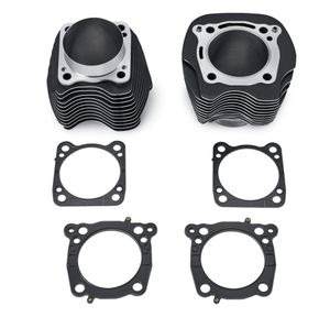 Harley-Davidson Accessories Increase the displacement of your Milwaukee-Eight engine without removing the engine from the chassis. The Screamin' Eagle product team has engineered a patent-protected 4.31" Big Bore Cylinder that increases the internal bore but slips into the existing case bore without modification. Black highlighted.