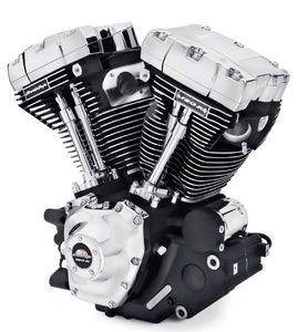 Harley-Davidson Accessories This track-ready 120 cubic inch Screamin' Eagle Crate Motor is waiting to provide a racing enthusiast the opportunity to go racing at an affordable price. This engine is designed for bolt-in installation in the Original Equipment-style chassis of your track bike. The crankcase, cylinders and heads are painted black, and feature machined aluminum highlights and chrome covers for a stunning "show-and-go" look. When equipped with an appropriate high-flow carburetor or throttle body and injectors, an open air induction, and tuned exhaust, this engine is capable of producing a reliable 135+ horsepower at the rear wheel. Engines include a Manufacturer's Statement of Origin (MSO - domestic only). These race-use engines feature only the finest Screamin' Eagle components: 4.060" big-bore cylinders; 4-5/8" stroke SE Pro Stroker Flywheel and Rod Assembly; 10.5:1 high-compression nickel-plated forged pistons with Teflon coated skirts; Titanium SST piston rings; SE-266E high-lift cams; Perfect Fit push rods +.030; SE high-performance lifters; CNC-ported MVA heads with automatic compression release (19206-12 and 19220-12 only); machined lower rocker boxes for valve spring collar clearance; factory-machined engine cases; unique piston oilers for stroker clearances; Screamin' Eagle performance inner cam bearings; Lefty high-performance crankcase output bearing; SE Performance Spark Plugs; 120R cam cover and head medallions; High Volume Oil Pump; and Billet Cam Plate.