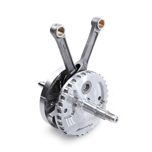 Harley-Davidson Accessories These Stroker flywheels provide 103 or 113 cubic inches of raw power for your Twin Cam engine, by increasing your stock stroke from 4.0" to 4-3/8" and adding the appropriate pistons and cylinders. The flywheels and rods are made from high-strength forgings. The assembly makes use of the Original Equipment (straight press) crankpin and bearings, which mean you get proven durability.