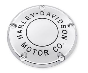 Harley-Davidson Accessories H-D Motor Co. Derby Cover in chrome. This collection personifies Harley style - it had better, because we put our name on it. The Harley-Davidson Motor Co. Collection.