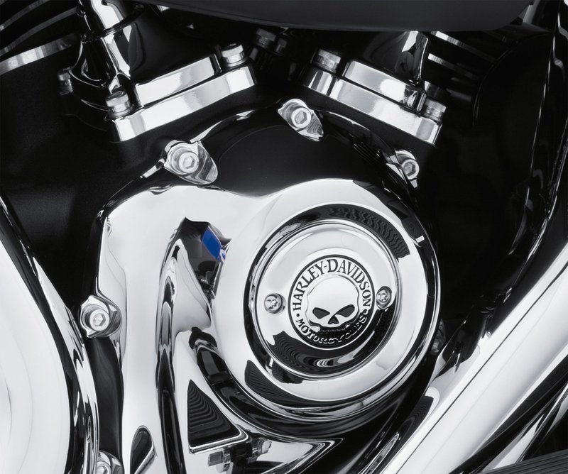 Harley-Davidson Accessories Willie G Skull Timer Cover in chrome. Show what you've got. The look from the black eye sockets of the chrome skull in the Harley-Davidson Skull Collection is unmistakable, and the Harley-Davidson Motorcycles lettering all around completes it perfectly. Complete the look with additional accessories from the Harley-Davidson Willie G Skull Collection.