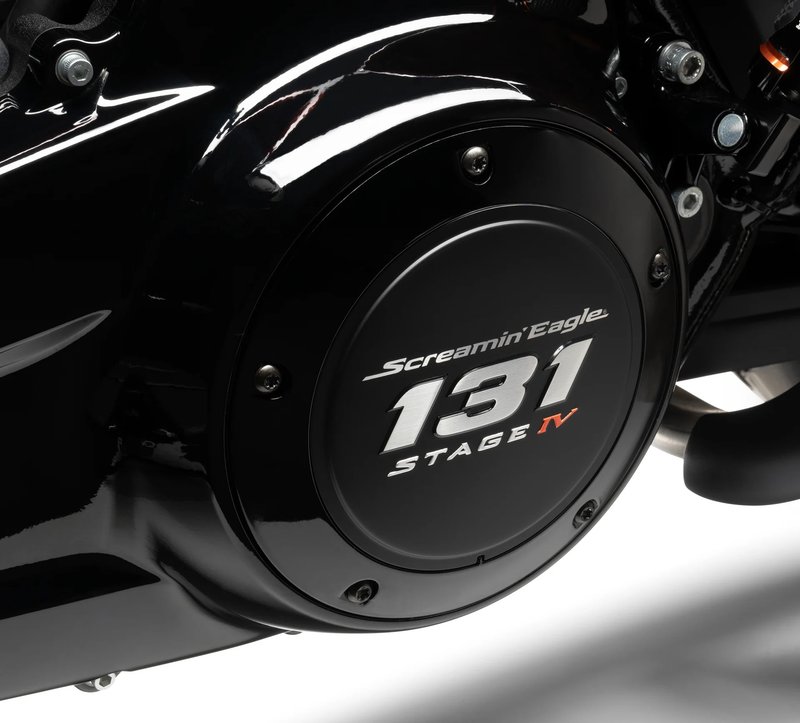 Harley-Davidson Accessories Brag a little. Let the world know you're running 131 cubic inches of Harley-Davidson V-Twin performance. Durable black finish matches black engine or contrasts with chrome engine finishes.