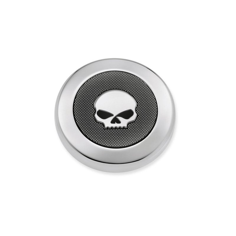 Harley-Davidson Accessories Willie G Skull Heavy Breather Endcap, Chrome