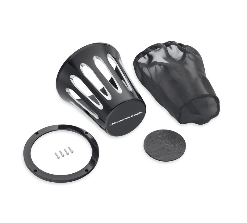 Harley-Davidson Accessories Heavy Breather Teardrop Slotted Air Cleaner Cover