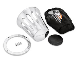 Harley-Davidson Accessories Heavy Breather Teardrop Slotted Cover Kit