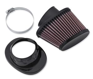 Harley-Davidson Accessories K&N Air Filter, Heavy Breather Milwaukee-Eight, Black