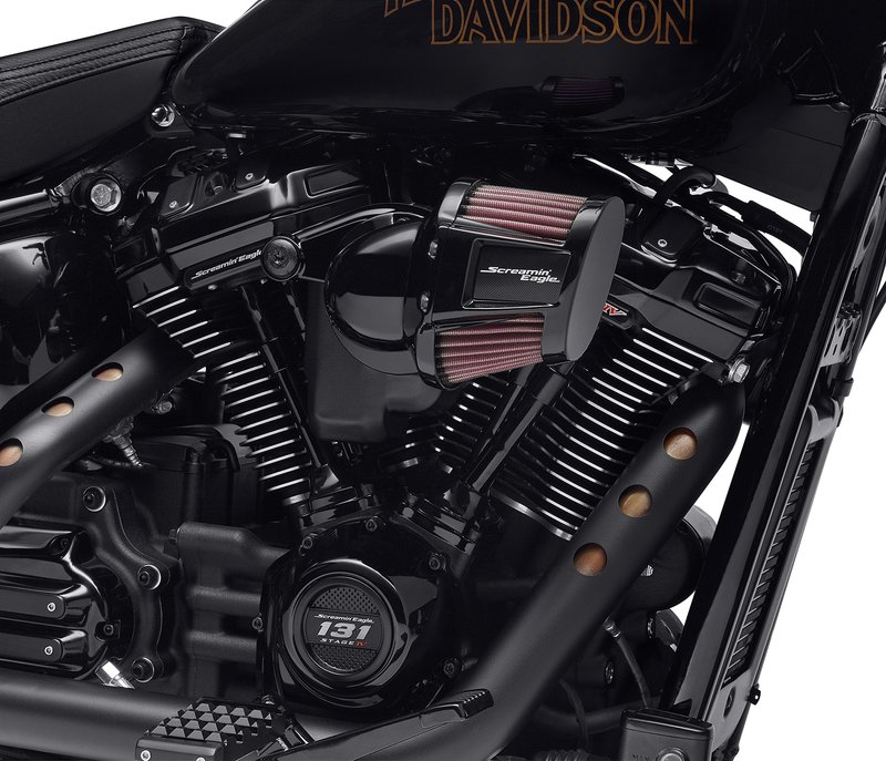 Harley-Davidson Accessories This Screamin' Eagle Heavy Breather Elite picks up where the past generation Milwaukee-Eight Heavy Breather left off with a 15% air flow improvement. Redesigned to support even more performance with engine builds pushing over 135hp. The iconic Heavy Breather Air Cleaner features a forward-facing oiled cotton filter element that flows large volumes of clean air into the engine. The short, low profile cast tube rams the charge directly into the throttle body with little turbulence for increased power and torque, and the intake tube mounts to a custom back plate that features integral breathers and covers the throttle body electronics for a finished look. The slanted compact filter adds an aggressive performance look, and it is shaped to allow installation on Touring bikes equipped with fairing lowers. Redesigned to support even more performance with engine builds pushing over 135hp. 15% air flow improvement over the previous generation of Heavy Breather. This Elite version includes an integrated cover manufactured from forged aluminum and precision machined to further enhance the stylized performance look while exposing a majority of the filter to maximize airflow. Kit includes filter, cover, intake tube, custom back plate and all mounting hardware. Black finish. Pending 49-State U.S. EPA compliant.