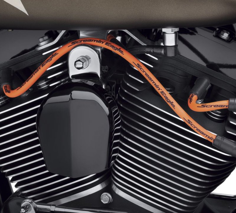 Harley-Davidson Accessories Fat 10mm plug wires add dimension and style to your ride. Screamin' Eagle boot design and suppression core wires ensure a solid connection and maximum voltage transfer between coil and plugs. Orange Screamin' Eagle script printed along the wire to add style. Sold as a set.