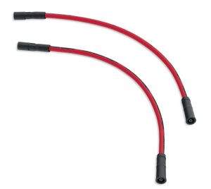 Harley-Davidson Accessories Fat 10mm plug wires add dimension and style to your ride. Screamin' Eagle boot design and suppression core wires ensure a solid connection and maximum voltage transfer between coil and plugs. "Screamin' Eagle" logo printed along the wire to add style. Red. Sold as a pair.