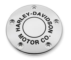 Harley-Davidson Accessories H-D Motor Co. Timer Cover in chrome. This collection personifies Harley style - it had better, because we put our name on it. The Harley-Davidson Motor Co. Collection. Includes chrome-plated stainless steel mounting hardware.