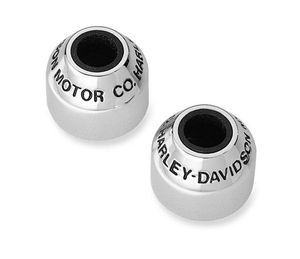 Harley-Davidson Accessories H-D Motor Co. Spark Plug Cover in chrome. Quickly slips over spark plugs for a secure fit.