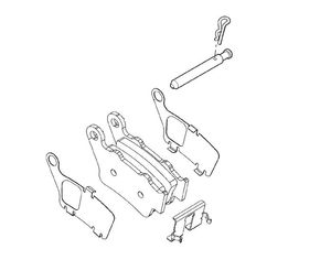Harley-Davidson Accessories Rear Brake Pads, Pan America RA1250