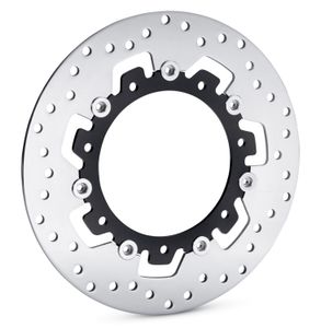 Harley-Davidson Accessories Agitator Floating Brake Rotor, Front Right, Black & Polished