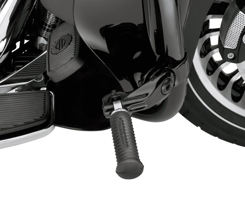 Harley-Davidson Accessories Adjustable Highway Peg Mounting Kit, Short Angled, Black