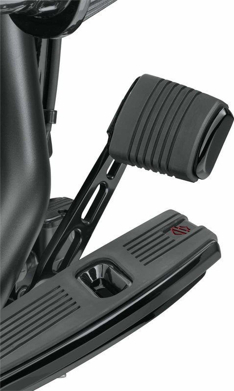 Harley-Davidson Accessories Understated but powerful, the Harley-Davidson Kahuna Collection's rich gloss black surface is surrounded by deeply grooved, rich black rubber that provides grip and traction where needed. Gloss black finish, styled to complement other Kahuna Collection accessories.