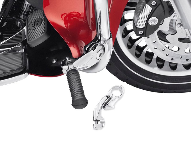 Harley-Davidson Accessories Adjustable Highway Peg Mounting Kit, Short, Chrome