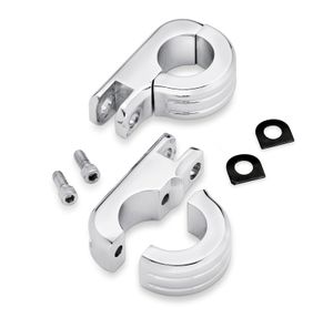 Harley-Davidson Accessories Engine Guard Footpeg Mounting Kit, Chrome