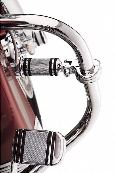 Harley-Davidson Accessories Engine Guard Footpeg Mounting Kit, Chrome