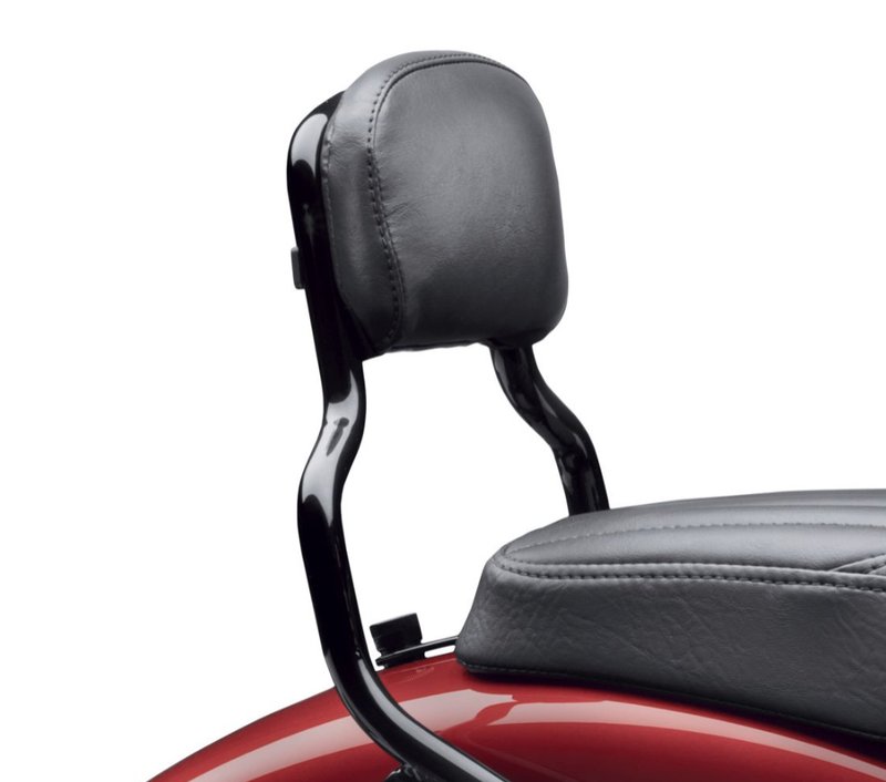 Harley-Davidson Accessories Compact Smooth Passenger Backrest Pad, Black