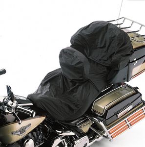 Harley-Davidson Accessories Seat Rain Cover, Black Nylon