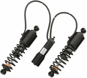 Premium Ride Hand-Adjustable Trike Shocks provide superior handling and increased comfort when riding solo or with a passenger. The easy pre-load adjuster allows for tuning based on load.